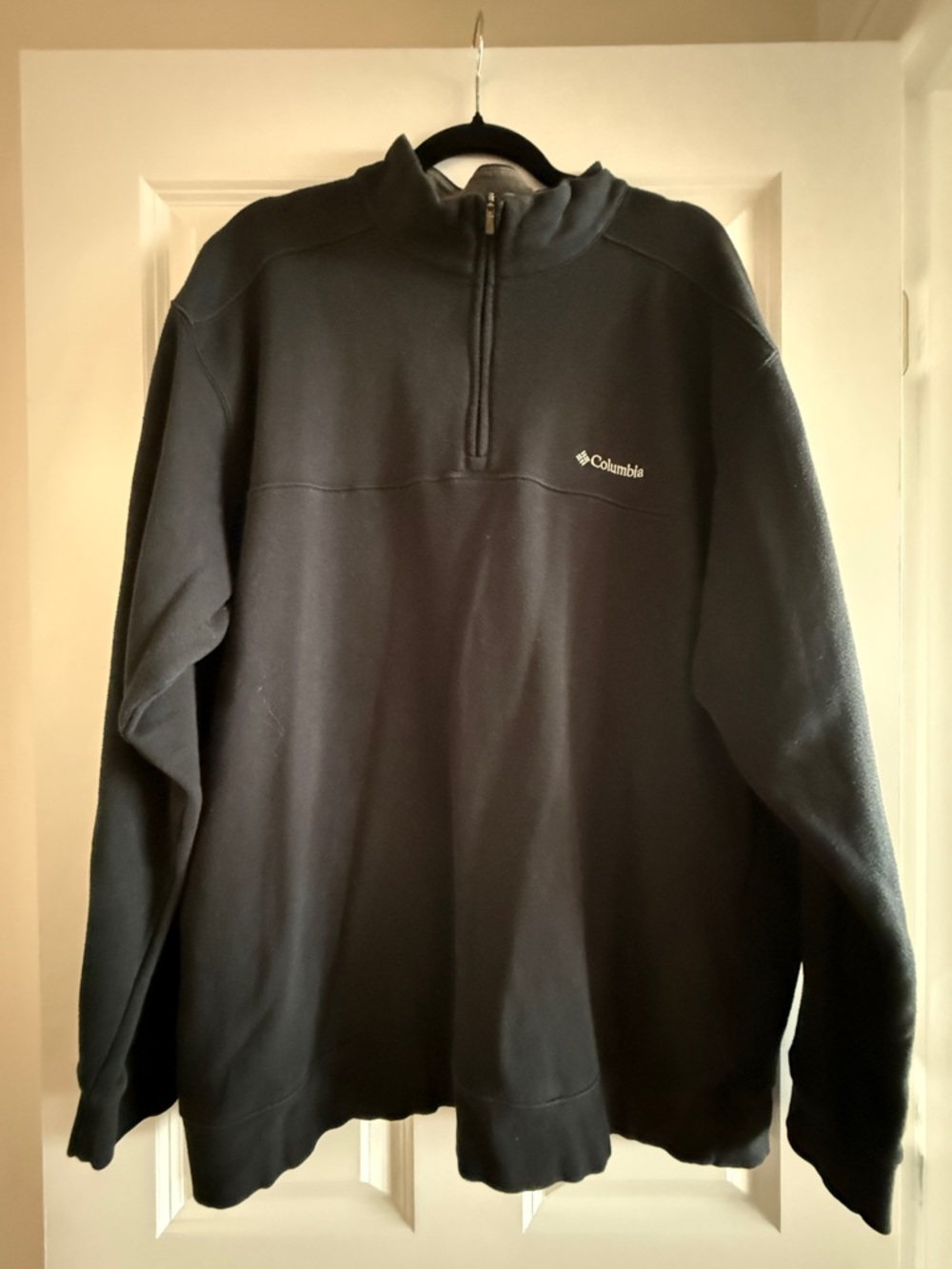 Columbia Men's Black Half-Zip Fleece Pullover